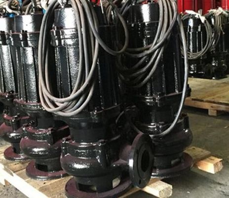 15 মি হেড সাবমার্সিবল বর্জ্য জল পাম্প 160kw নিকাশী মোটর পাম্প 400QW1250-5-30